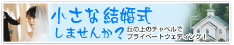 格安結婚式プラン、小さな結婚式
